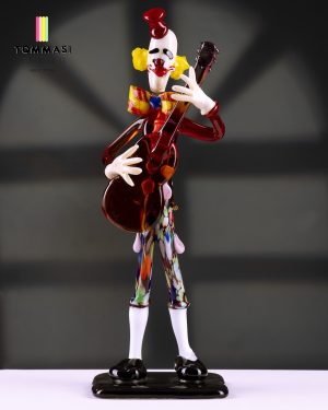AC/M/CH Pagliacci Artistici in Vetro di Murano - Musicisti - chitarra