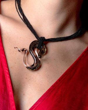 DC221XRO Pendenti in vetro di Murano collezione Dicroico