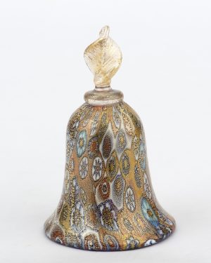 CP2 Murrina bell and gold leaf