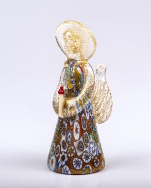 CP1 Angelo Murrina and Gold Leaf | Angel in Murrina Glass and 24kt Gold